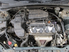 2001 HONDA CIVIC DX GREEN 4DR 1.7L MT A17528